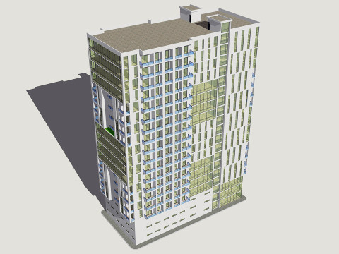 Багатофункціональний будинок 5 3D Модель