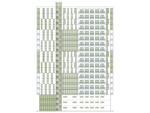 Mixed Use Building5 3D Model