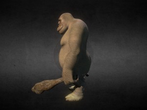 ogre - monster 3D मॉडल