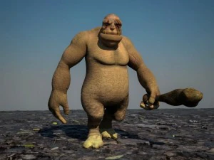 ogro - monstro Modelo 3D