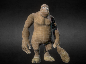 ogre - monster 3D मॉडल