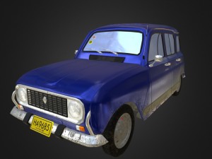 renault 4 3D 모델