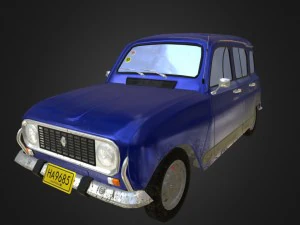 Renault 4 Modelo 3D
