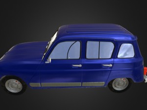 renault 4 3D Модель