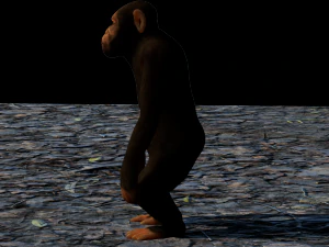 małpa małpa Model 3D