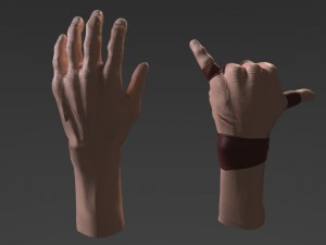 hand 3D मॉडल