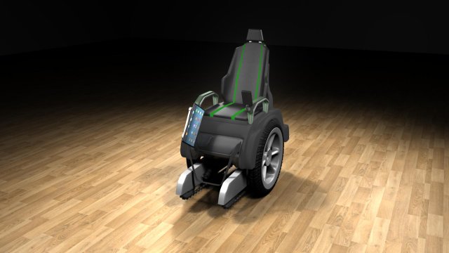 wheelchair 3D-Modell .c4d .max .obj .3ds .fbx .stl .blend 