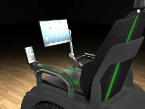 sedia a rotelle Modello 3D