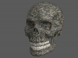 skull of skeleton Modèle 3D