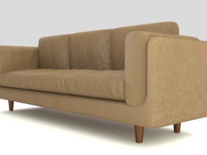 three seater couch 3D Model