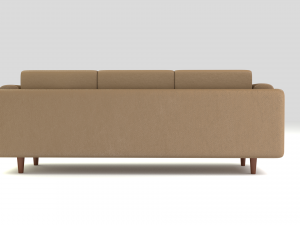three seater couch 3D 模型