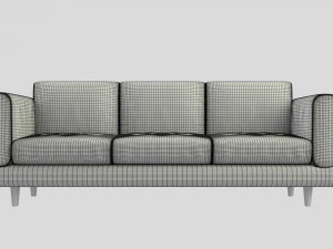 three seater couch 3D Model