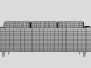 three seater couch 3D Model