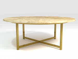marbletop coffee table 3D Model