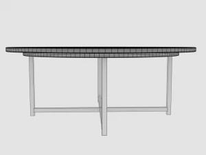 marbletop coffee table 3D Model