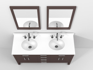 contemporary bathroom cabinet 3D Model
