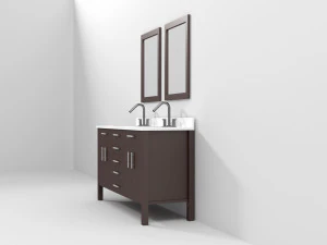 contemporary bathroom cabinet 3D Model