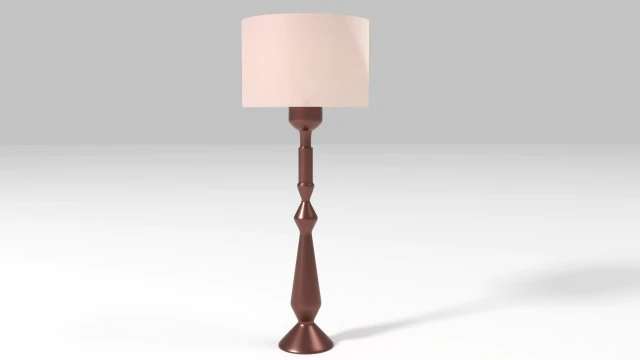 simple modern tablelamp 3D Model .c4d .max .obj .3ds .fbx .stl .blend 