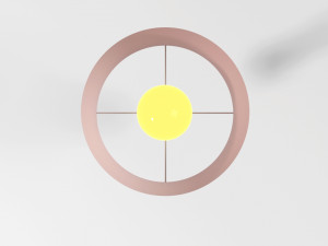 simple modern tablelamp 3D मॉडल