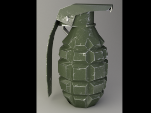 grenade f-1 3D Model