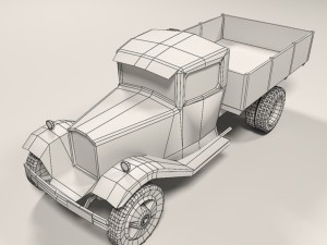 gaz-aa 3D 模型