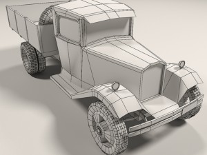 gaz-aa 3D 模型