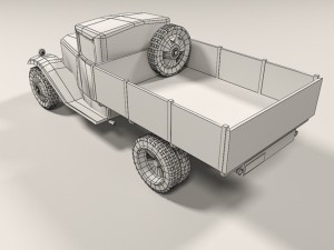 gaz-aa 3D 模型