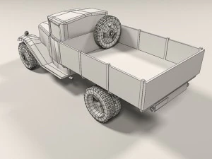 gaz-aa 3D Model