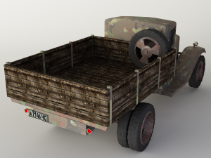 gaz-aa 3D 模型