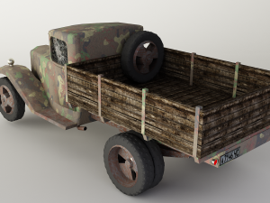 gaz-aa 3D 模型