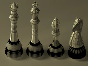 xadrez Modelo 3D