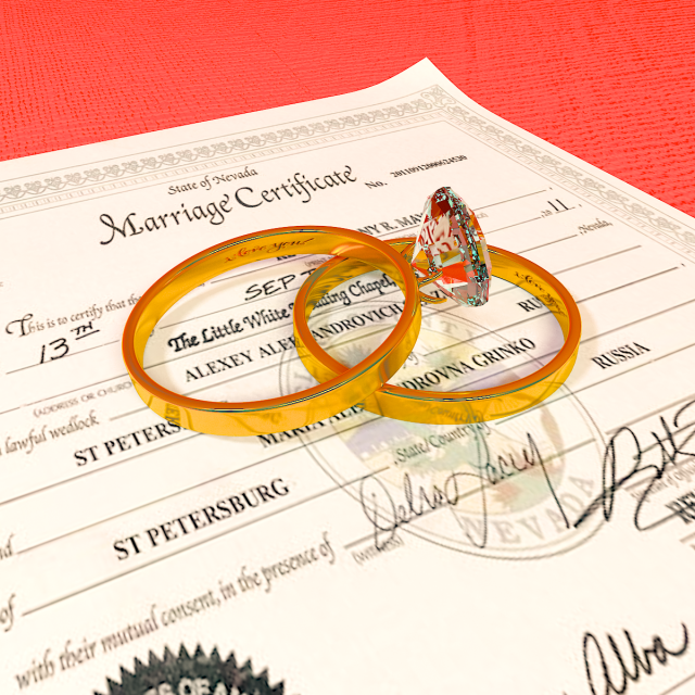 wedding rings 3D Model .c4d .max .obj .3ds .fbx .stl .blend 