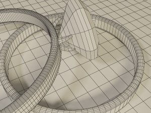 wedding rings 3D Model