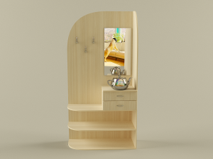 corner cabinet in the hallway 3D-Modell
