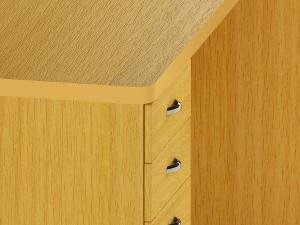 computer corner table 3D 模型