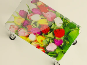 Couchtisch aus Glas 3D Modell