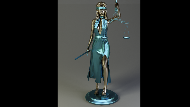 figurine of the femida 3D Model .c4d .max .obj .3ds .fbx .stl .blend 