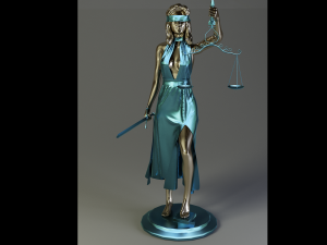figurine of the femida 3D 모델