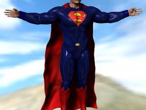 superman 3D 모델