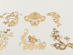 ornaments set-1 3D मॉडल