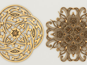 ornament pack-2 18 elements Modèle 3D