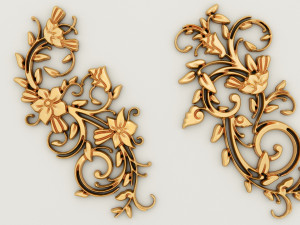 ornament pack-2 18 elements Modèle 3D