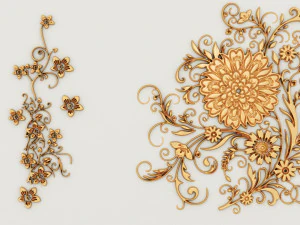 pacote de enfeites-2 18 elementos Modelo 3D