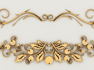 ornament pack-2 18 elements Modèle 3D
