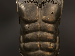 set of armor greek warrior 3D Модель