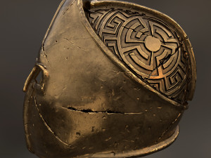 set of armor greek warrior 3D Модель