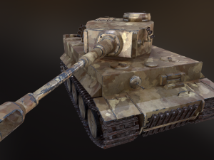 tank tiger 1 3D 모델