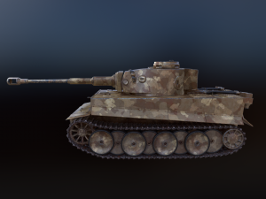 tank tiger 1 Modèle 3D