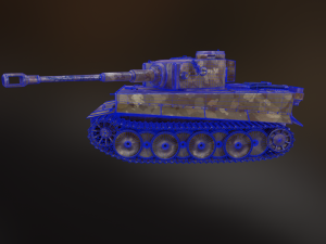 tank tiger 1 Modèle 3D