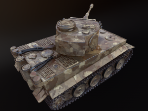 tank tiger 1 Modèle 3D